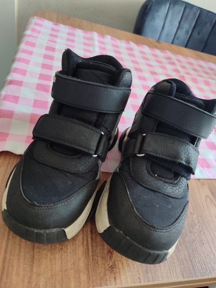 Siyah Erkek Çocuk Spor Ayakabı - Görsel 2