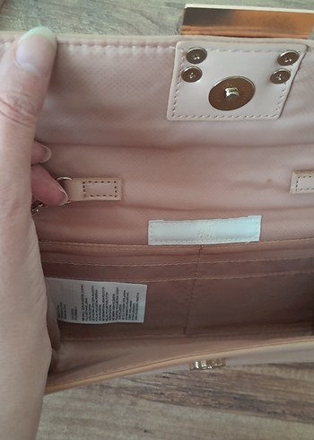 Bej Deri Modern Klasik Kadın Çanta - Görsel 7