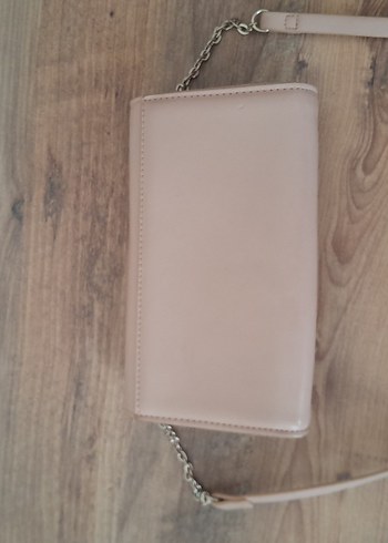 Bej Deri Modern Klasik Kadın Çanta - Görsel 4