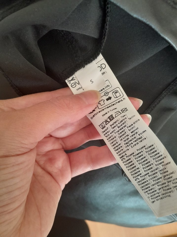 Siyah Deri Strappy V Yaka Mini Bustiyer - Görsel 5