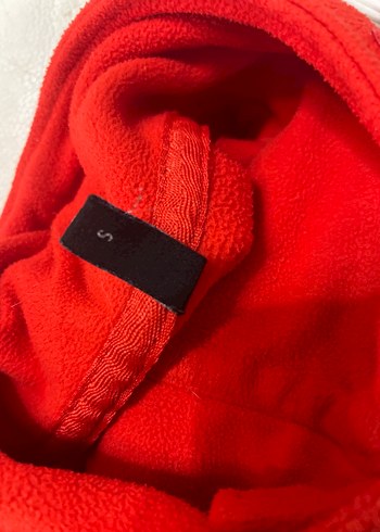 Kırmızı Fermuarlı Kadın Sweatshirt - Görsel 5