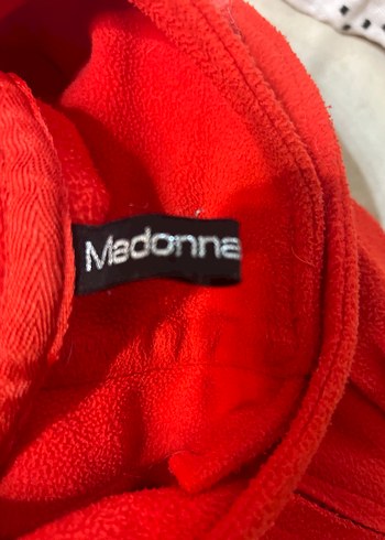 Kırmızı Fermuarlı Kadın Sweatshirt - Görsel 4