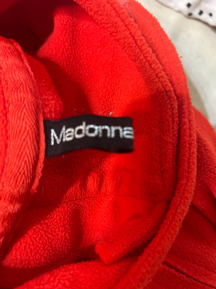 Kırmızı Fermuarlı Kadın Sweatshirt - Görsel 4