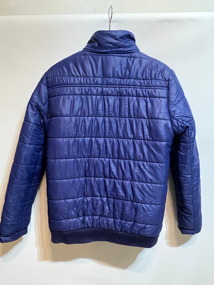 Orijinal Armani Mavi Erkek Fermuarlı Mont - Görsel 2