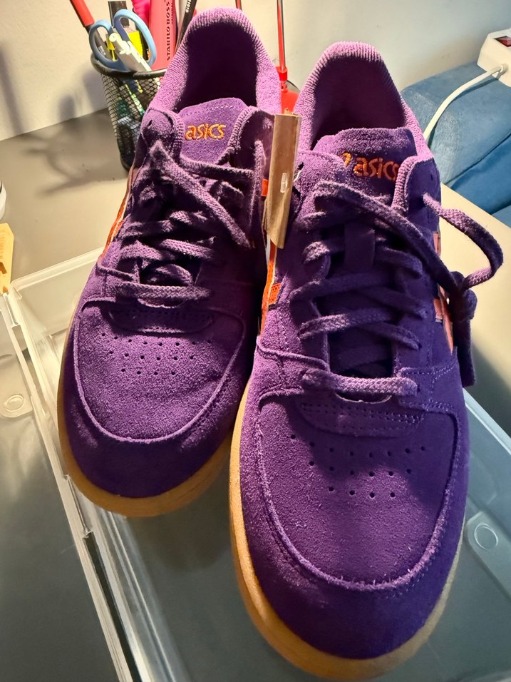 Mor Kadın Spor Ayakkabı Velcro Bağcıklı - Görsel 2