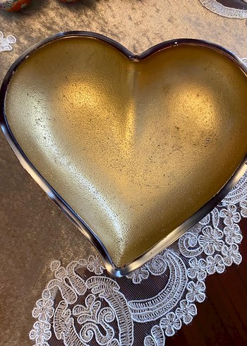 Kırmızı Payetli Kalp şekerlik - Görsel 4