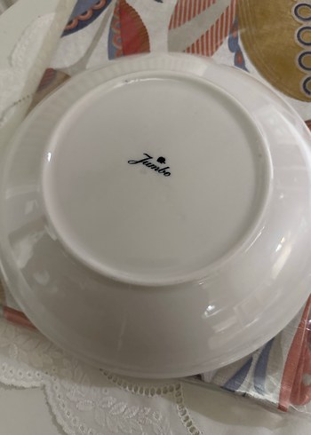 Beyaz Yuvarlak porselen Kase - Görsel 2