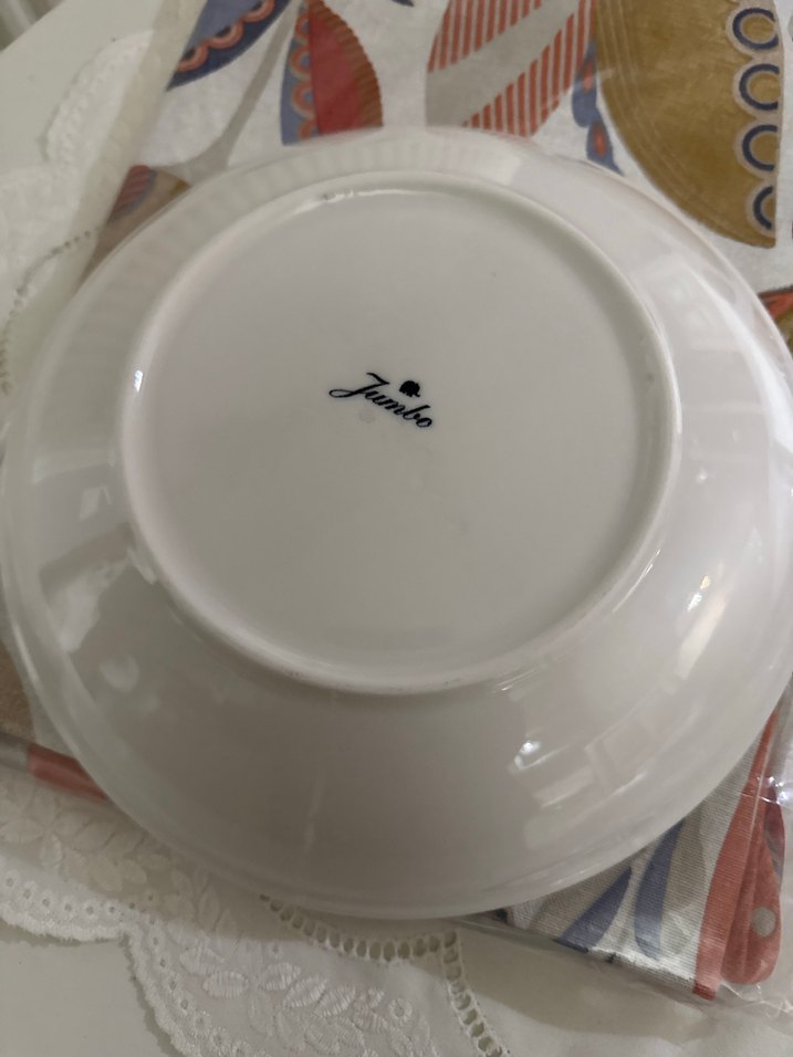 Beyaz Yuvarlak porselen Kase - Görsel 2