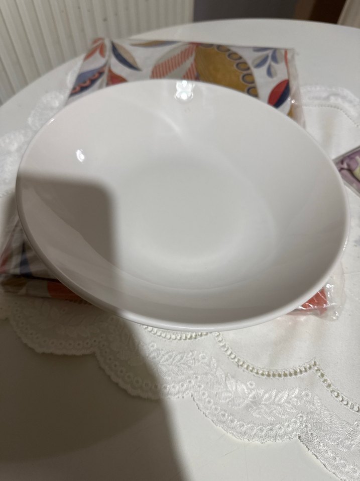 Beyaz Yuvarlak porselen Kase - Görsel 3