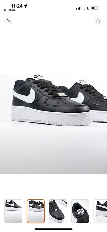 Nike Nike Air Force 1?07 Siyah Beyaz