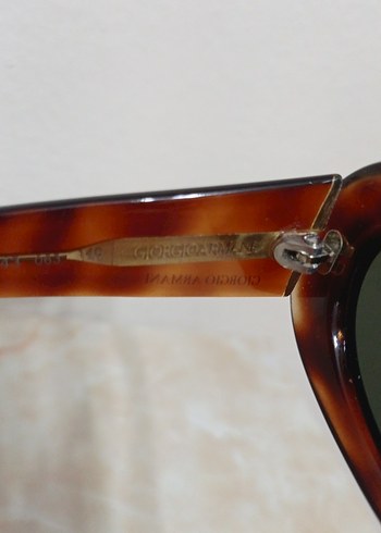 Beden GIORGIO ARMANİ Kahverengi Retro Oval Kadın Gözlüğü