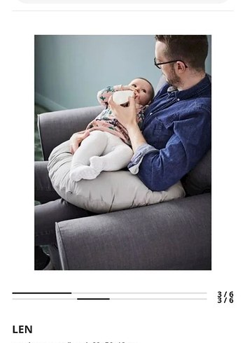 Ikea İkea emzirme minderi destek yastığı - Görsel 2