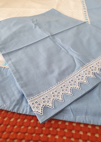 Özel yapım Yenidoğan Bebek Mavi Pike Nevresim Piko Takımı - Görsel 4