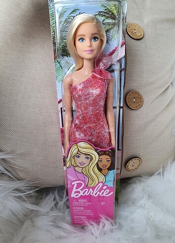 Barbie Sarı saçlı sarışın Barbie kutulu sıfır orjinal Pırıltılı