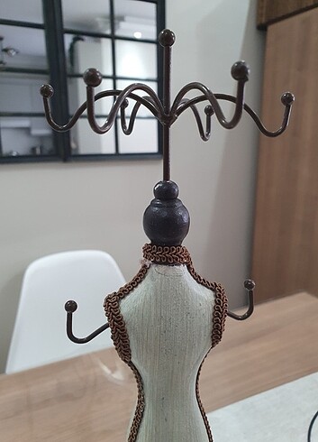  Beden gri Renk Madame coco takı standı takılık askısı
