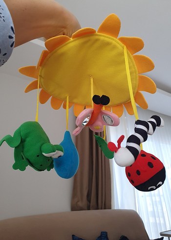 Ikea Bebek Dönence Oyuncak beşik alt açma aksesuar dekor - Görsel 14