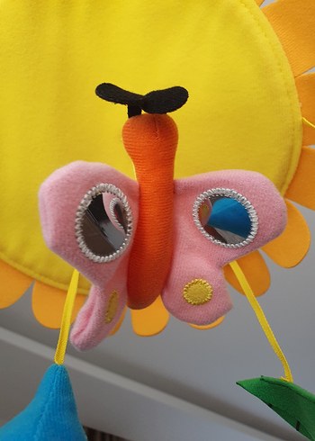 Ikea Bebek Dönence Oyuncak beşik alt açma aksesuar dekor - Görsel 11