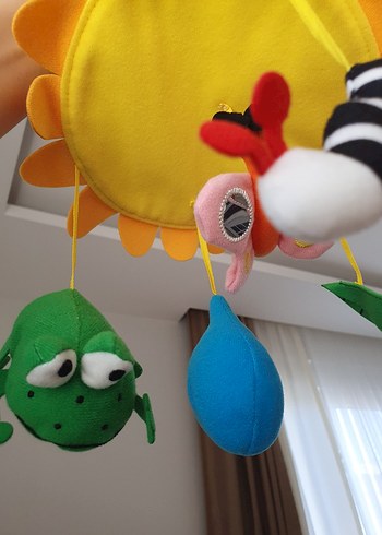 Ikea Bebek Dönence Oyuncak beşik alt açma aksesuar dekor - Görsel 13