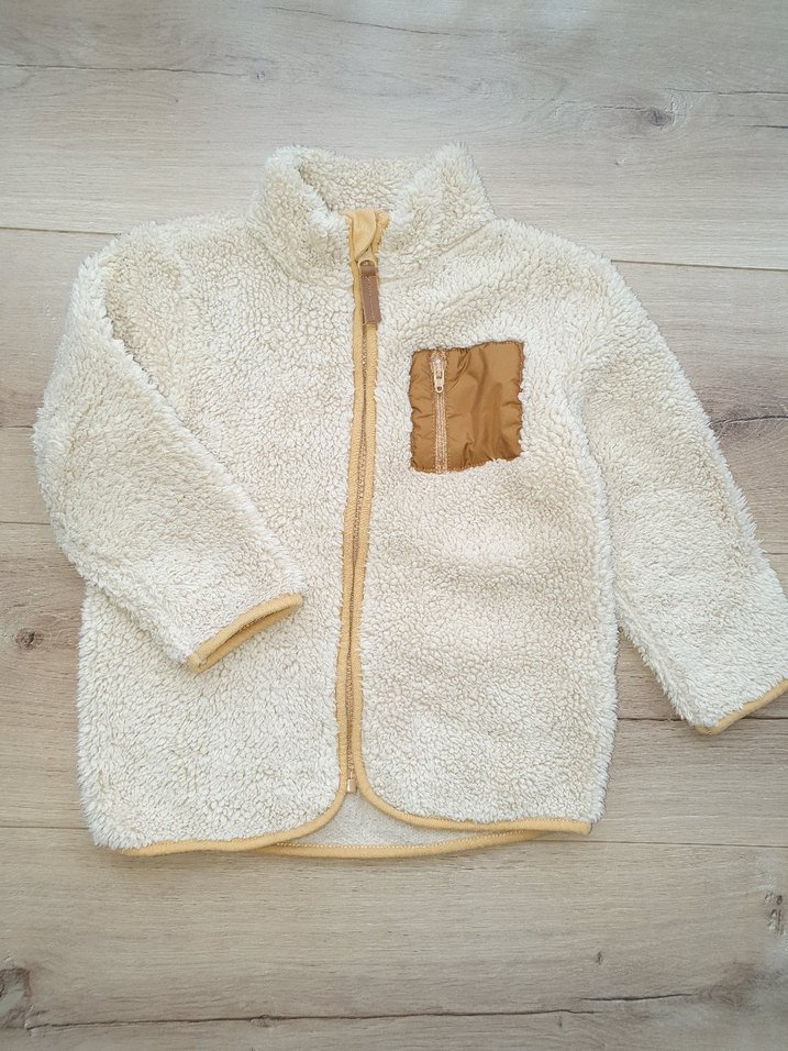 LCW Bej Erkek Çocuk Peluş Ceket 2 3 yaşlar giyer - Görsel 3