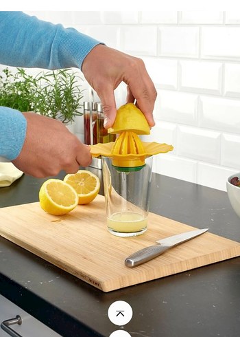 Beden SIFIR Ikea UPPFYLLD Limon Sıkacağı Sarı-Yeşil