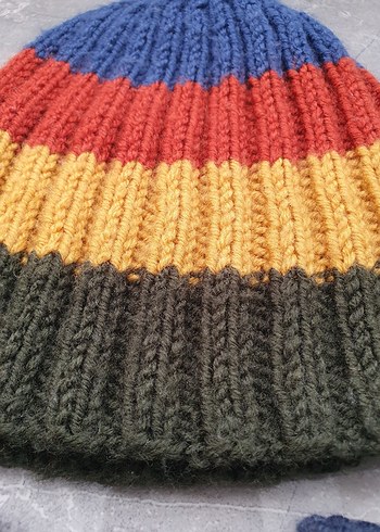 Ebebek Sıfır Örgü Çocuk Bere ve Eldiven Seti - Görsel 4