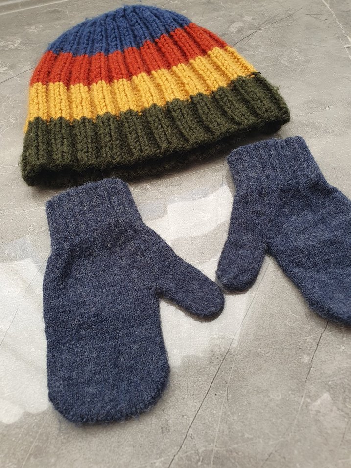 Ebebek Sıfır Örgü Çocuk Bere ve Eldiven Seti - Görsel 2