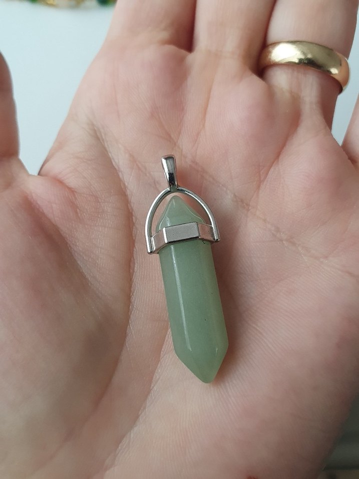 Akik taşı kolye ucu - Görsel 2