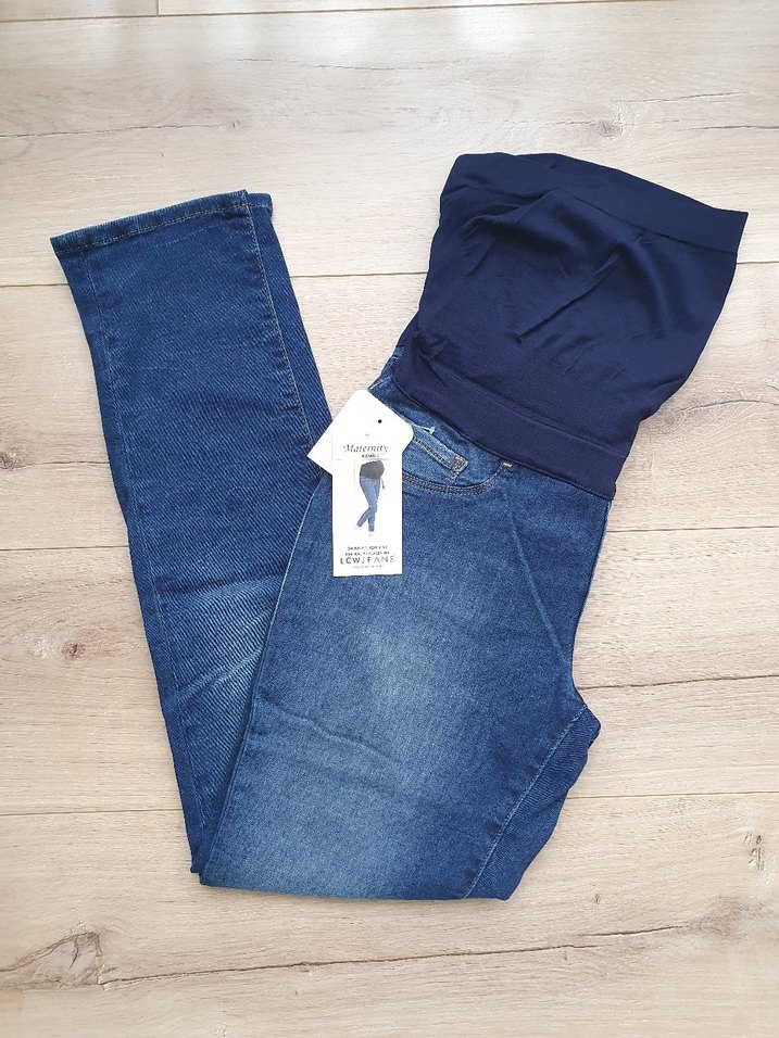 Mavi jeans Yüksek Bel Skinny Hamile Kot Pantolon - Görsel 2