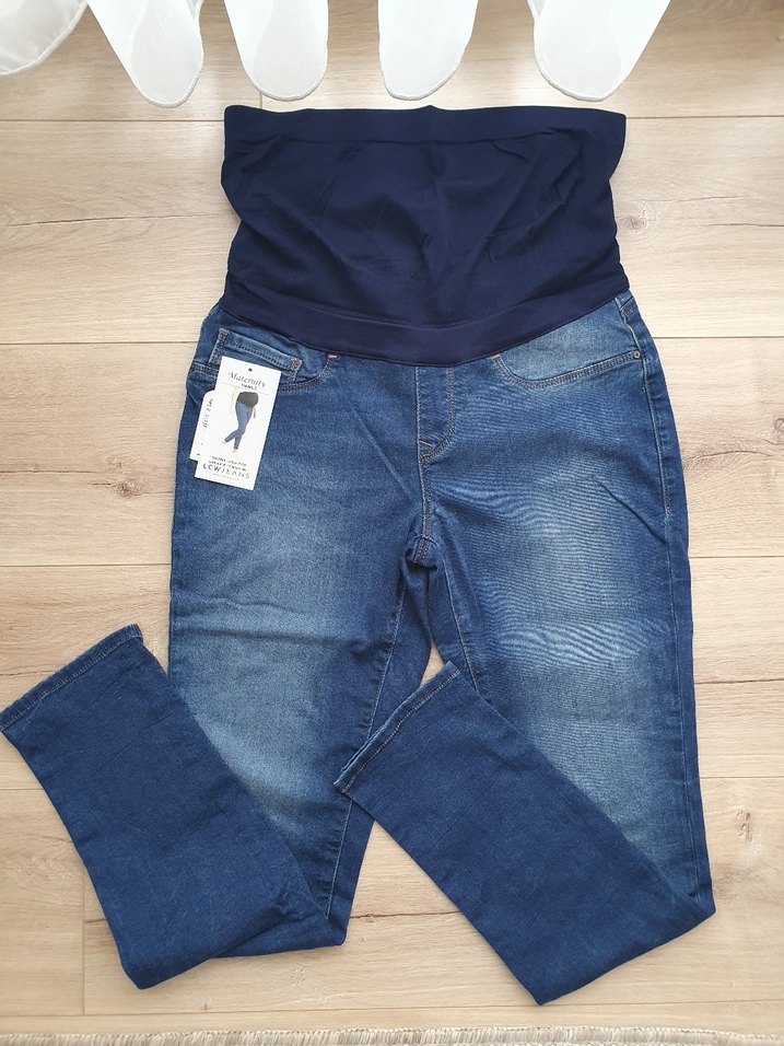 Mavi jeans Yüksek Bel Skinny Hamile Kot Pantolon - Görsel 3