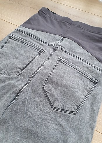 LCW Gri Hamile Kot Pantolon karın panelli 36 - Görsel 6