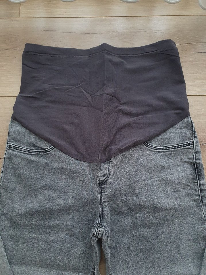 LCW Gri Hamile Kot Pantolon karın panelli 36 - Görsel 4