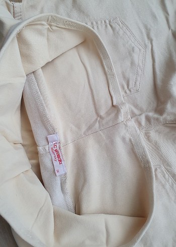 LCW bej esnek rahat hamile şortu - Görsel 5