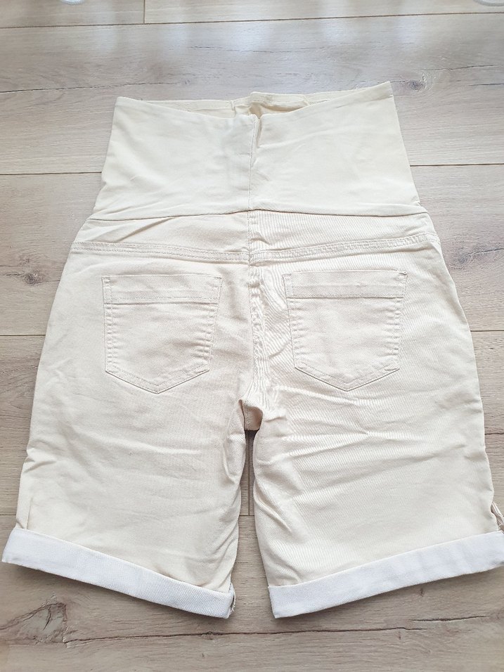 LCW bej esnek rahat hamile şortu - Görsel 3