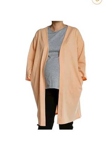 Ebebey Baby Mom pamuk penye hamile sabahlık hırka - Görsel 7