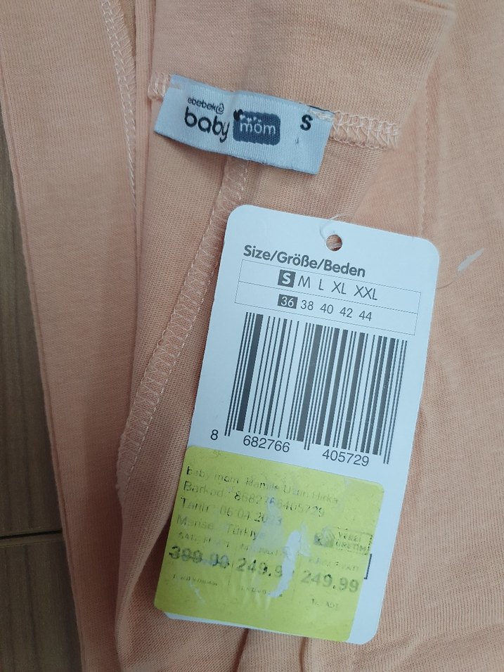 Ebebey Baby Mom pamuk penye hamile sabahlık hırka - Görsel 3