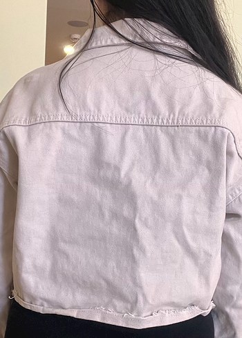 Kadın denim ceket - Görsel 3