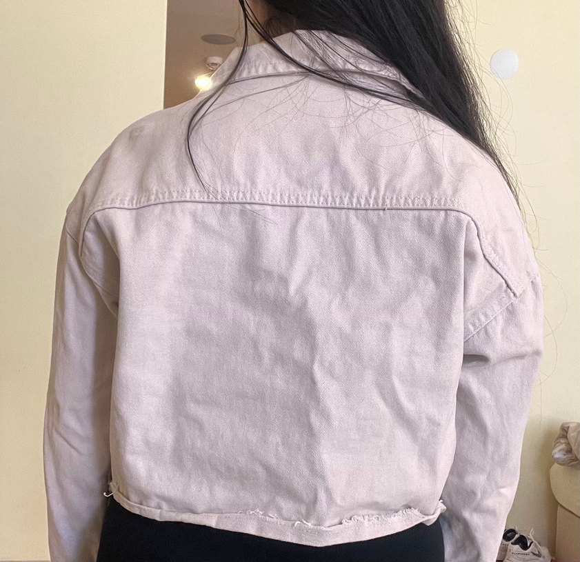 Kadın denim ceket - Görsel 3