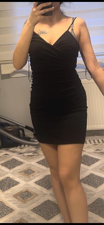 Zara Zara drape elbise