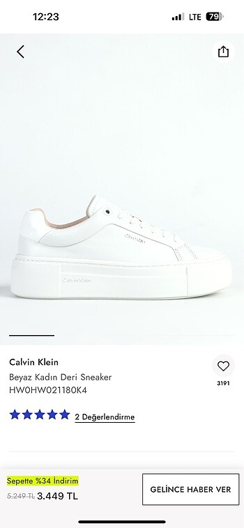 Calvin klein sneaker