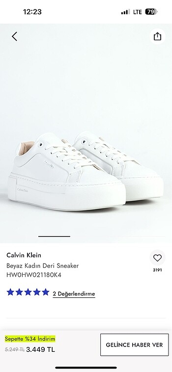 Calvin Klein Calvin klein sneaker
