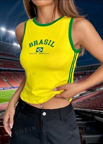 Brasil Crop Top 