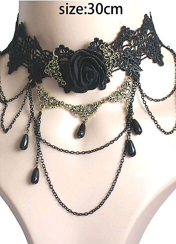 Diğer Gotik Lolita Lempicka Kolye 