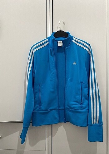 Mavi adidas hırka