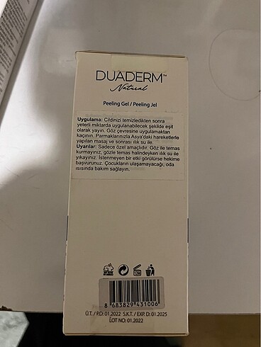 Diğer Duaderm peeling