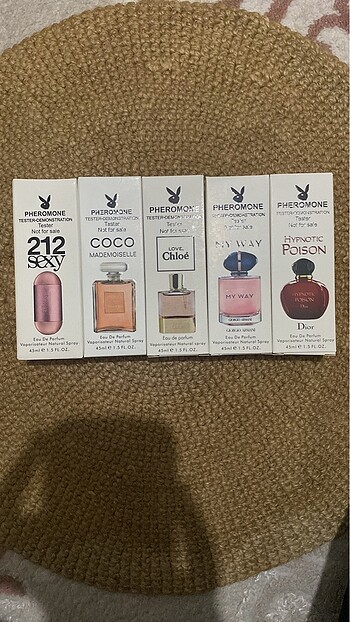 45 Ml ceplik parfüm 5 adet