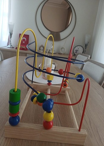 Beden Renkli Ahşap Eğitici Oyuncak