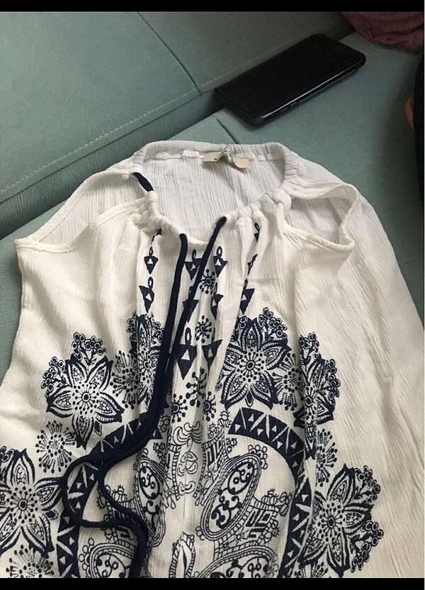 Etnik desenli tşört - Görsel 2