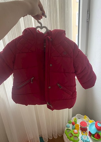 Kız Çocuk Parlak Pembe Fermuarlı Mont - Görsel 3