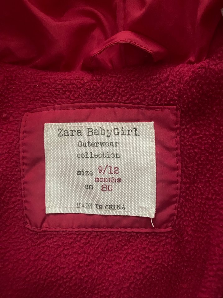 Kız Çocuk Parlak Pembe Fermuarlı Mont - Görsel 5