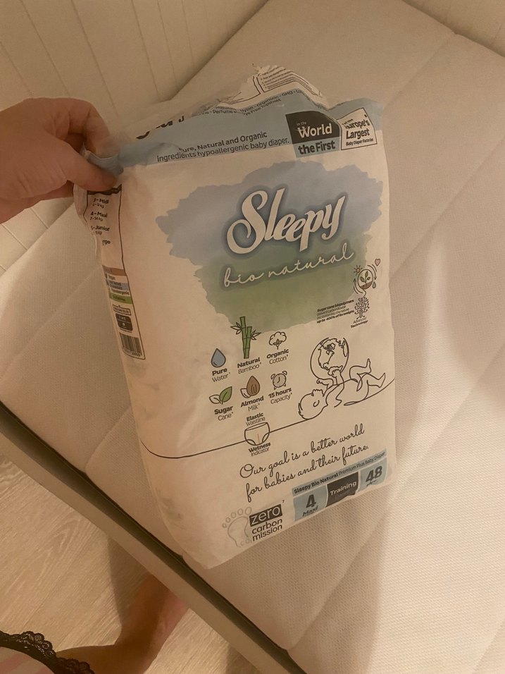 Sleepy Organik Bebek Bezi Maxi 48'li - Görsel 2